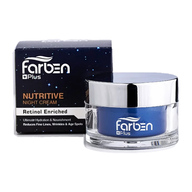 کرم شب فاربن حاوی رتینول حجم 50 میلی لیتر