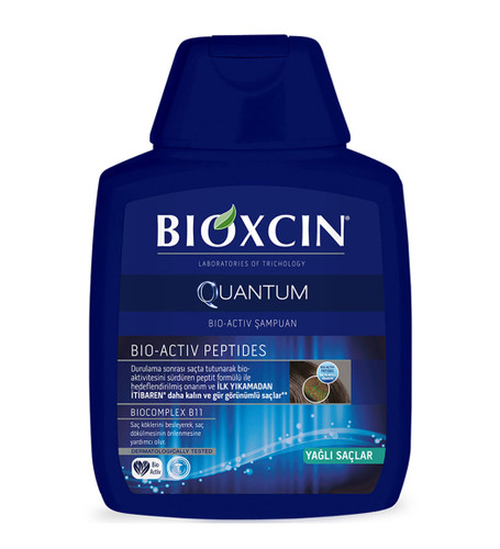 شامپو ضد ریزش مو مدل کوانتوم مناسب موهای چرب 300میل بیوکسین