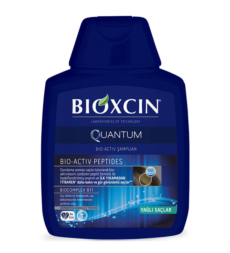 شامپو ضد ریزش مو مدل کوانتوم مناسب موهای چرب 300میل بیوکسین