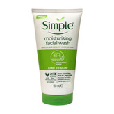 ژل شستشوی صورت سیمپل مدل Moisturizing حجم 150 میلی لیتر